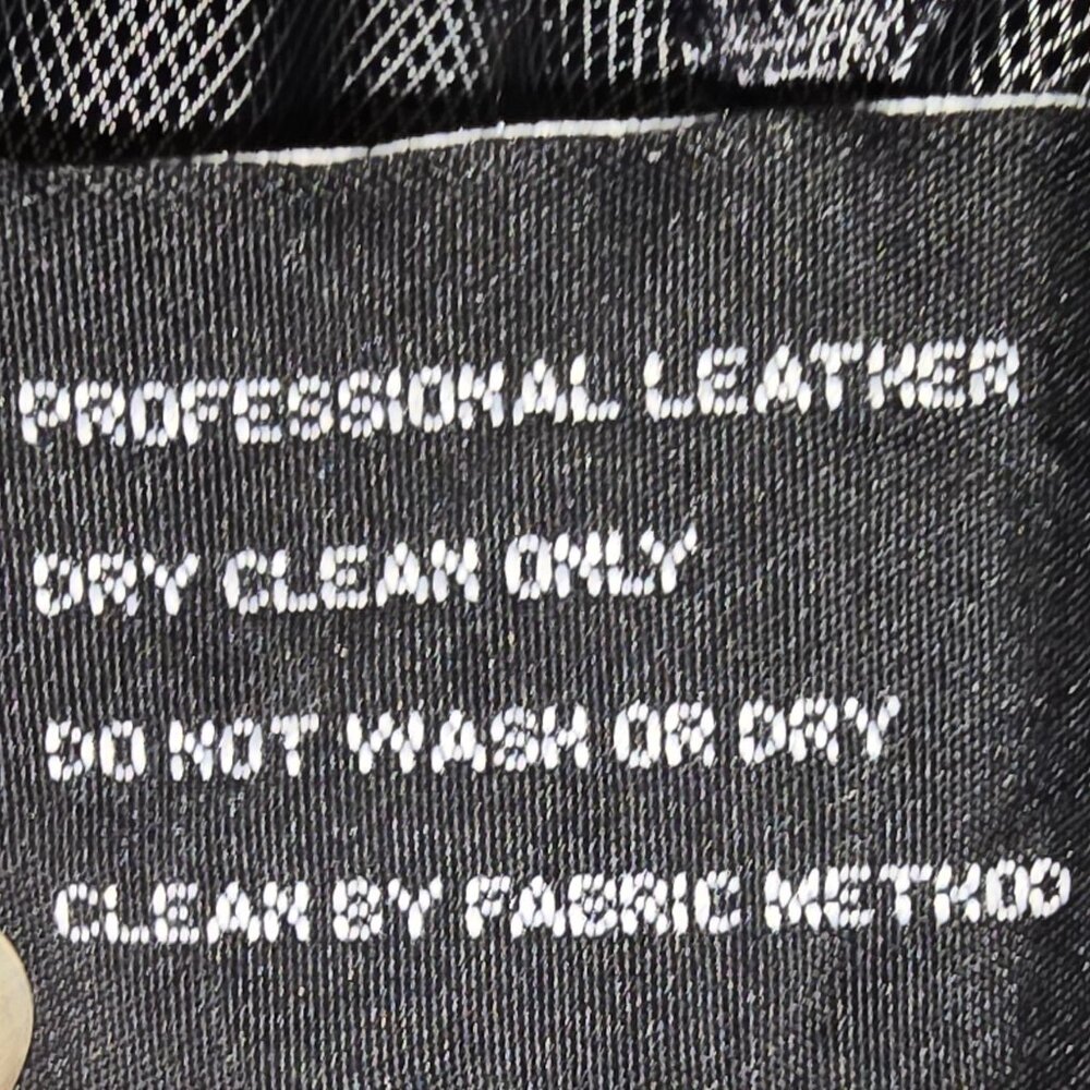 U.S. Polo Assn. Black Leather Jacket Men's Medium Outerwear Quilted Lining - Picture 16 of 16
